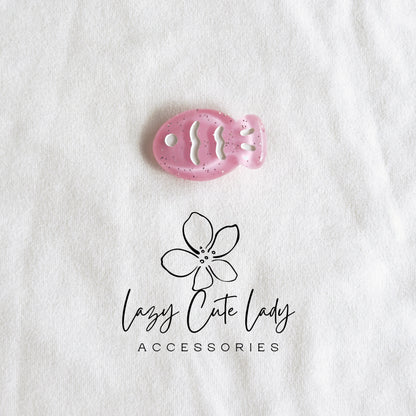 Lazy Cute Lady – Mini Fish Clip Collection- Baby hair Clips- Cute hair Clips- Gift