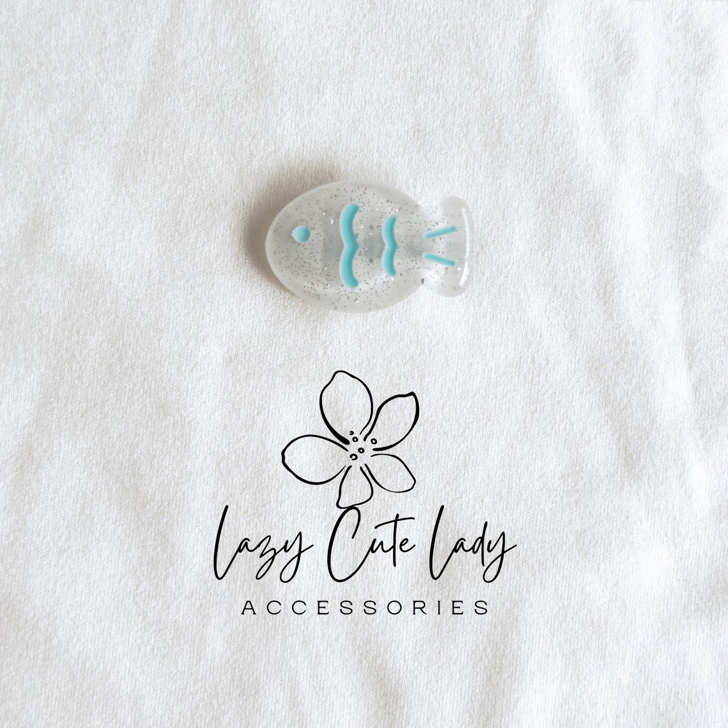 Lazy Cute Lady – Mini Fish Clip Collection- Baby hair Clips- Cute hair Clips- Gift