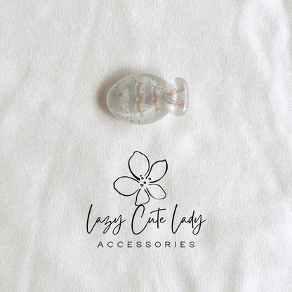 Lazy Cute Lady – Mini Fish Clip Collection- Baby hair Clips- Cute hair Clips- Gift