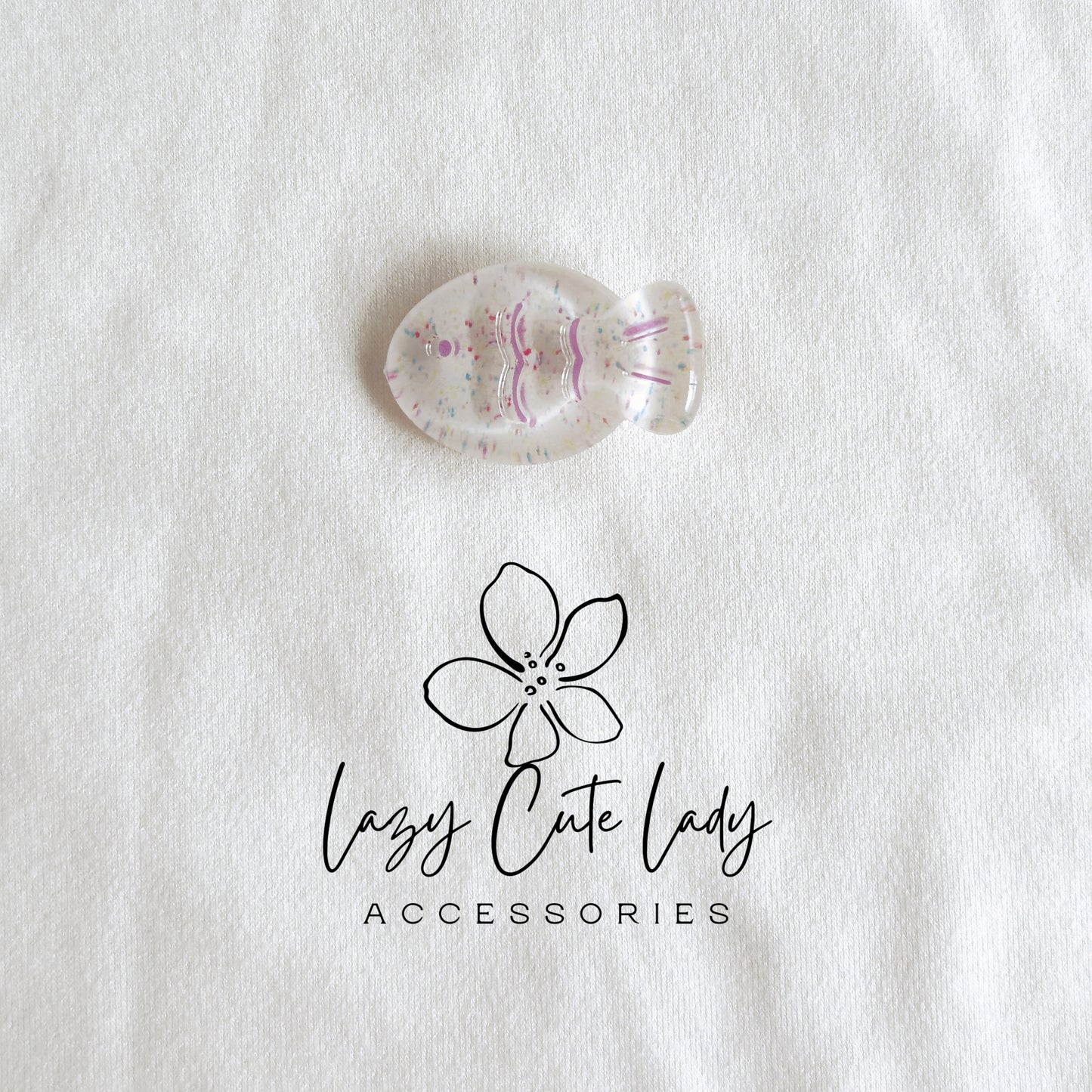 Lazy Cute Lady – Mini Fish Clip Collection- Baby hair Clips- Cute hair Clips- Gift