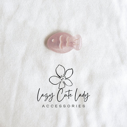 Lazy Cute Lady – Mini Fish Clip Collection- Baby hair Clips- Cute hair Clips- Gift