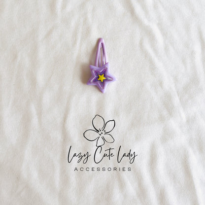 Layered Star Snap Clip Set – Colorful & Fun for Kids and All Ages