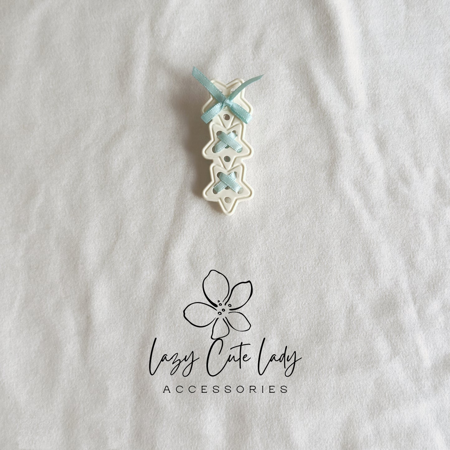 Ribbon-Laced Star Hair Clips – Sweet & Stylish Touch for Everyday Looks