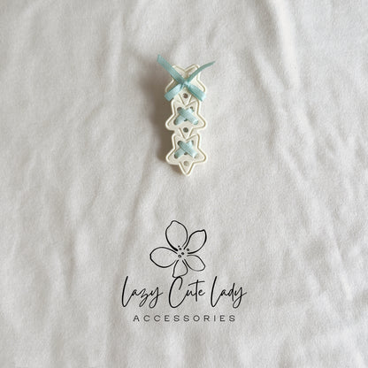 Ribbon-Laced Star Hair Clips – Sweet & Stylish Touch for Everyday Looks