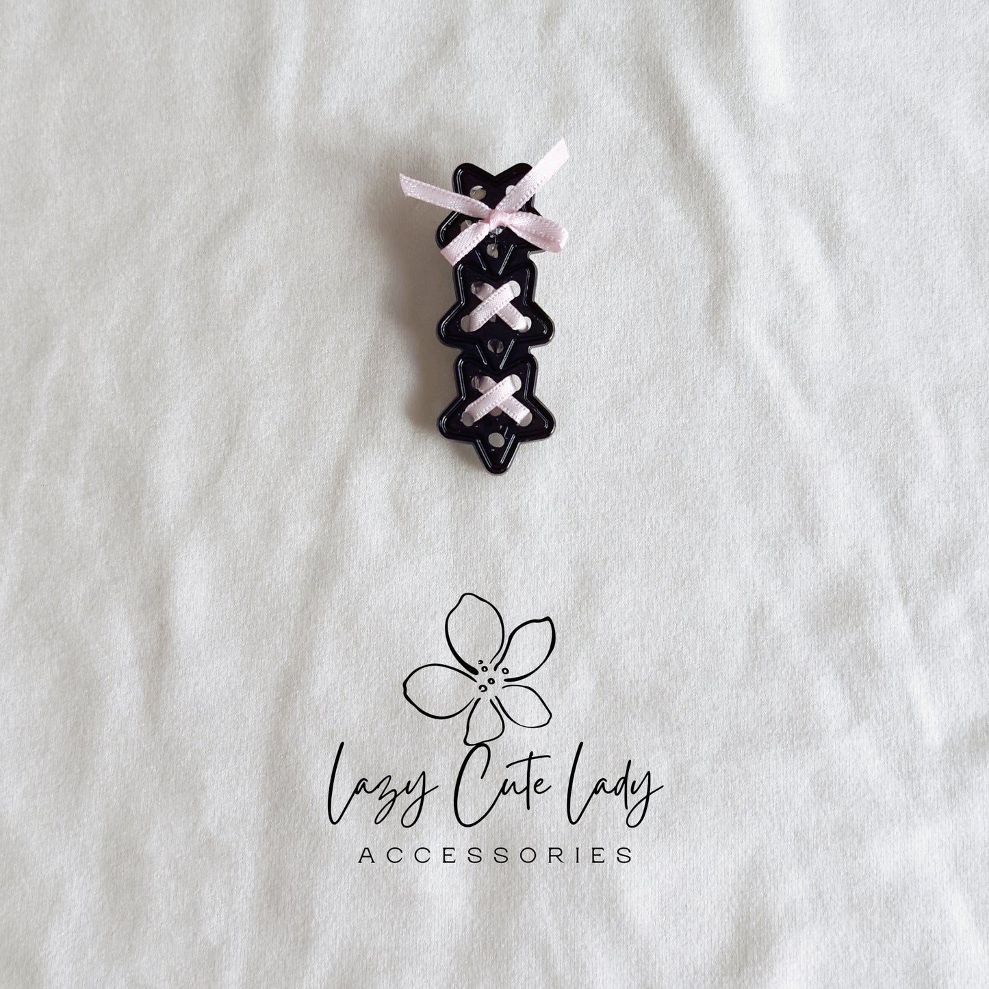Ribbon-Laced Star Hair Clips – Sweet & Stylish Touch for Everyday Looks