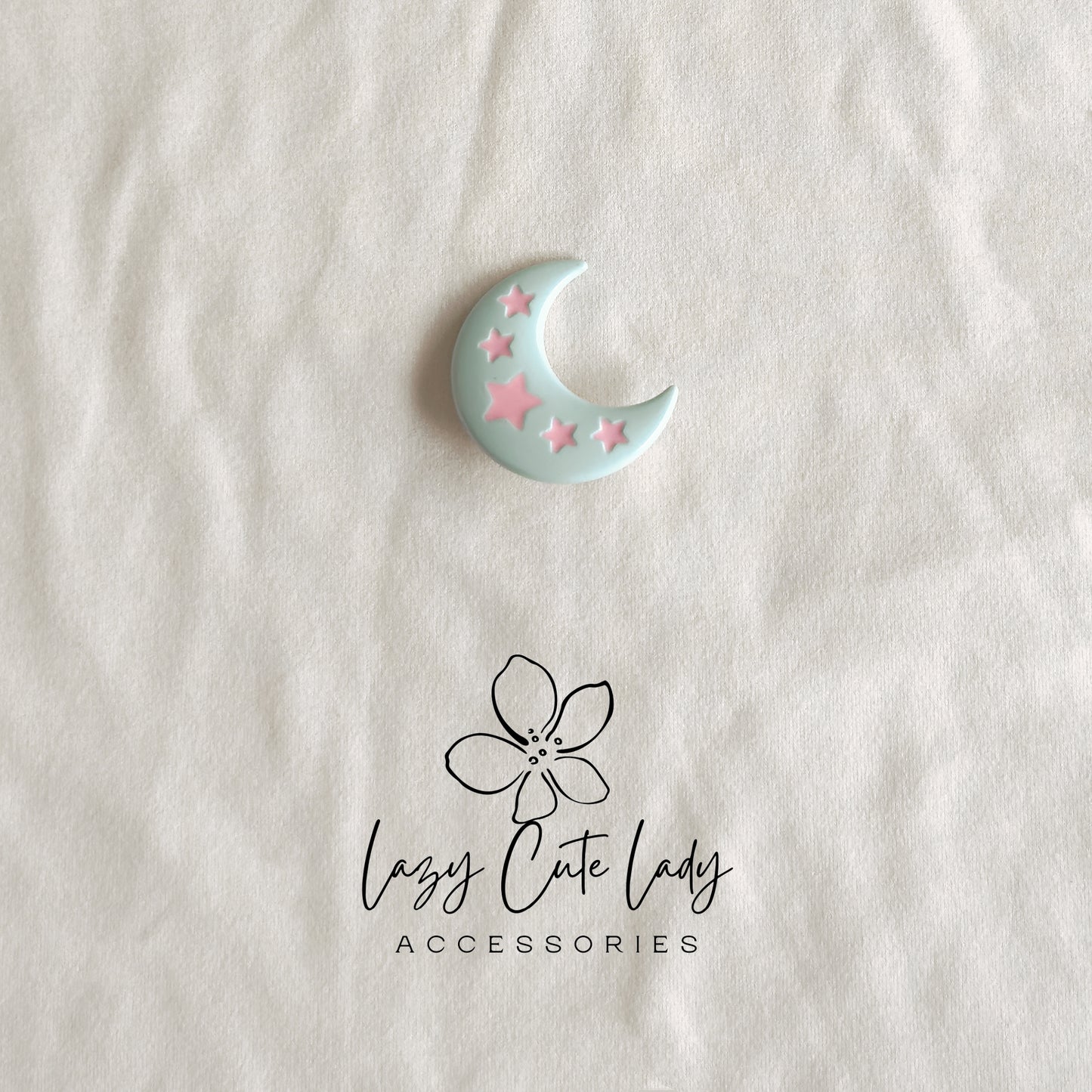 Moon & Stars Hair Clips – Pastel Celestial Dreams for Every Day