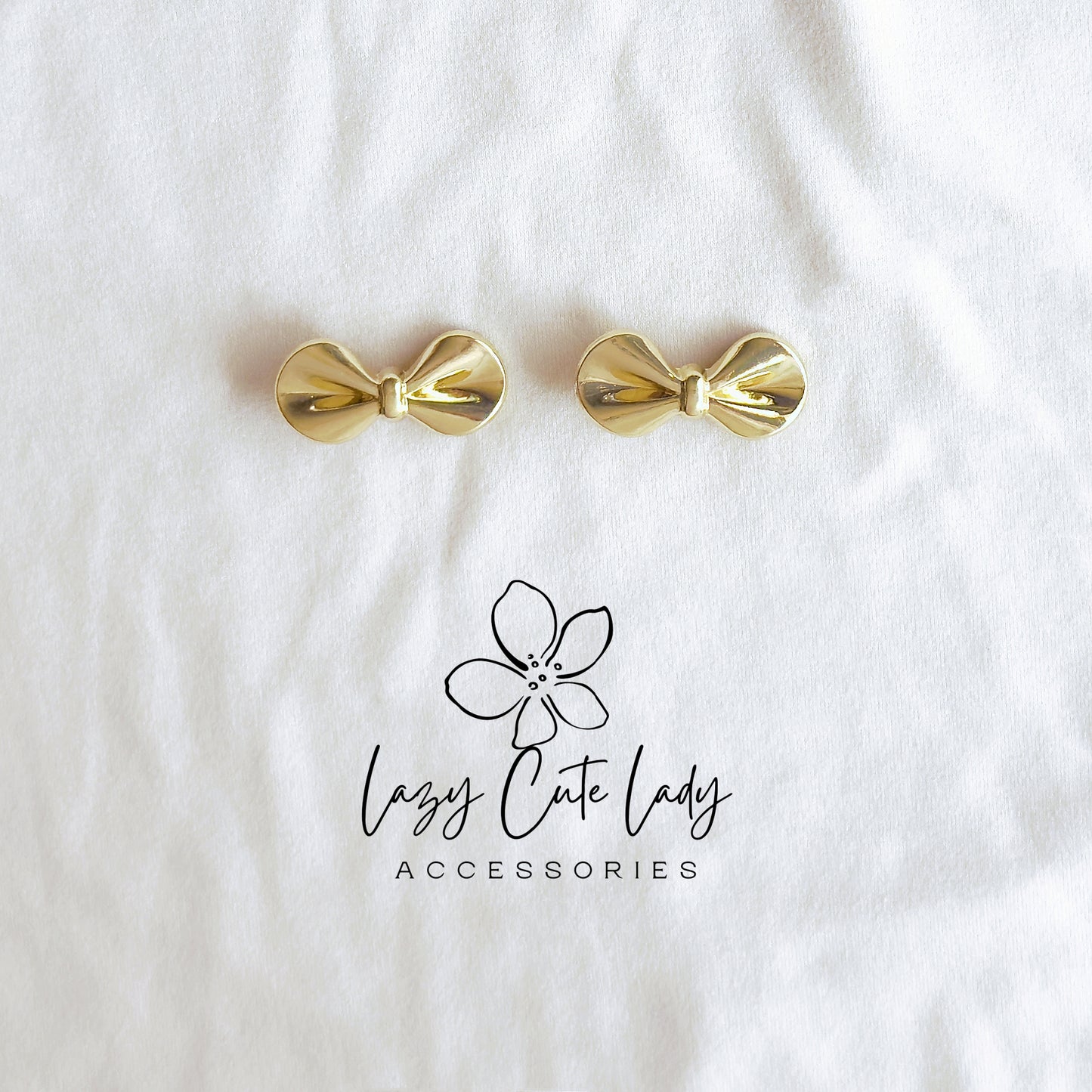 Metallic Bow Hair Clips – Chic & Minimalist Elegance