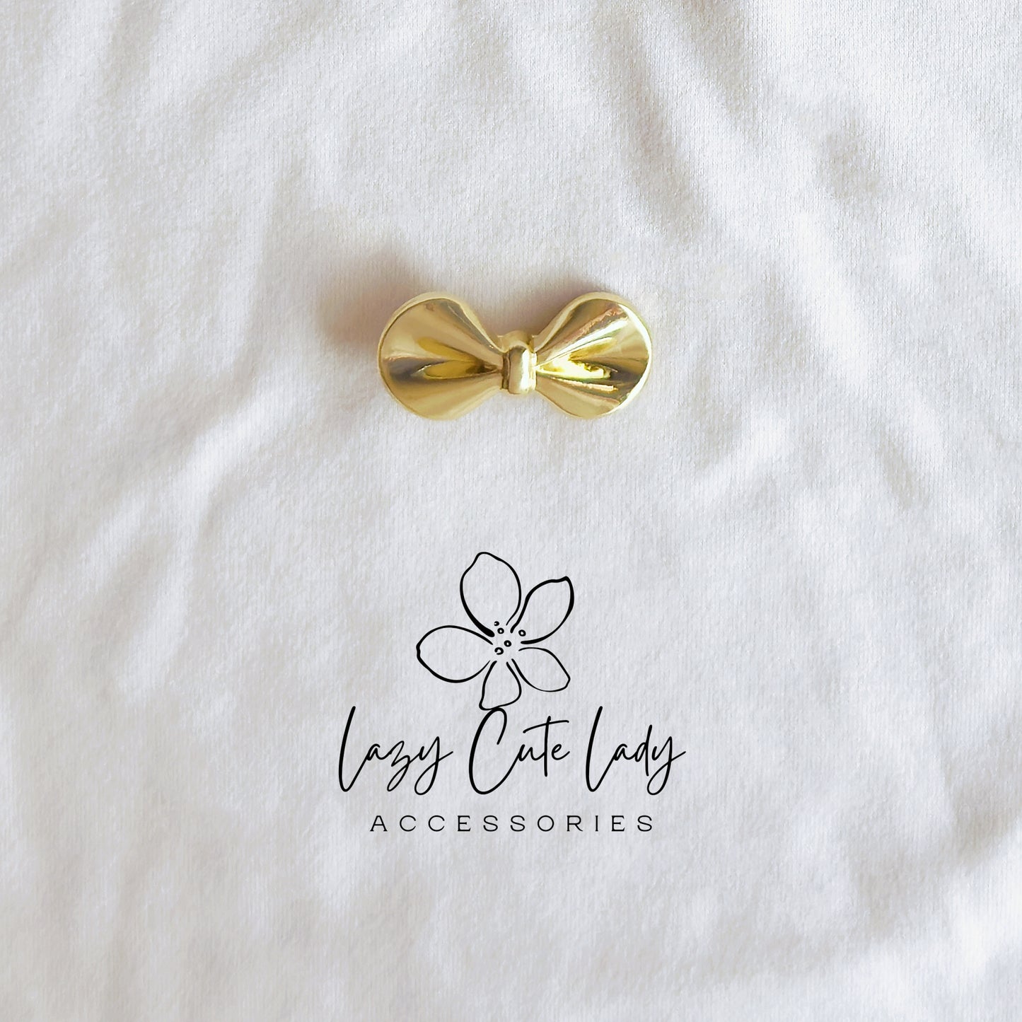 Metallic Bow Hair Clips – Chic & Minimalist Elegance