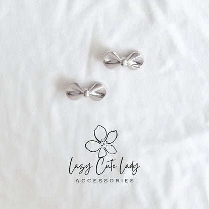 Metallic Bow Hair Clips – Chic & Minimalist Elegance