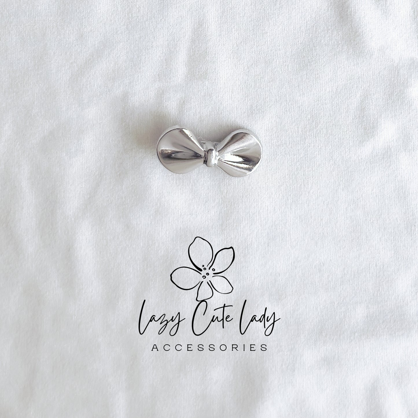 Metallic Bow Hair Clips – Chic & Minimalist Elegance
