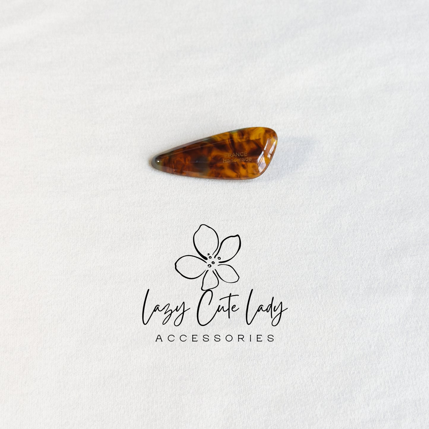 Eco Acetate Tapered Snap Hair Clips – Modern Classic Barrettes in Multiple Sizes &amp; Colors