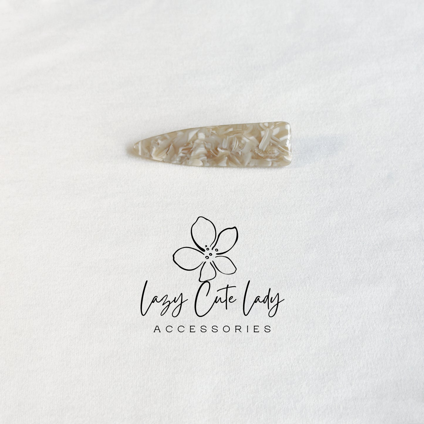 Eco Acetate Tapered Snap Hair Clips – Modern Classic Barrettes in Multiple Sizes &amp; Colors