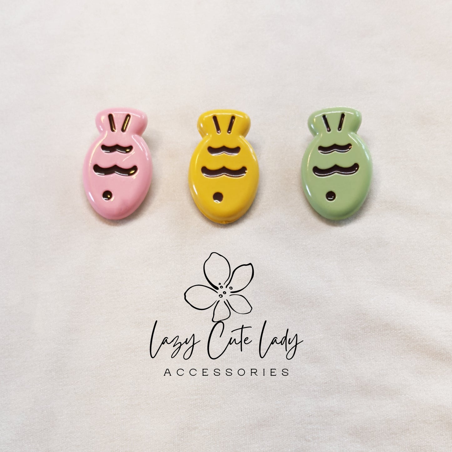 Lazy Cute Lady – Mini Fish Clip Collection- Baby hair Clips- Cute hair Clips- Gift