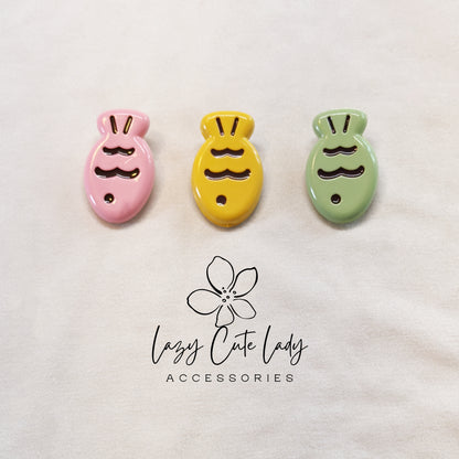 Lazy Cute Lady – Mini Fish Clip Collection- Baby hair Clips- Cute hair Clips- Gift