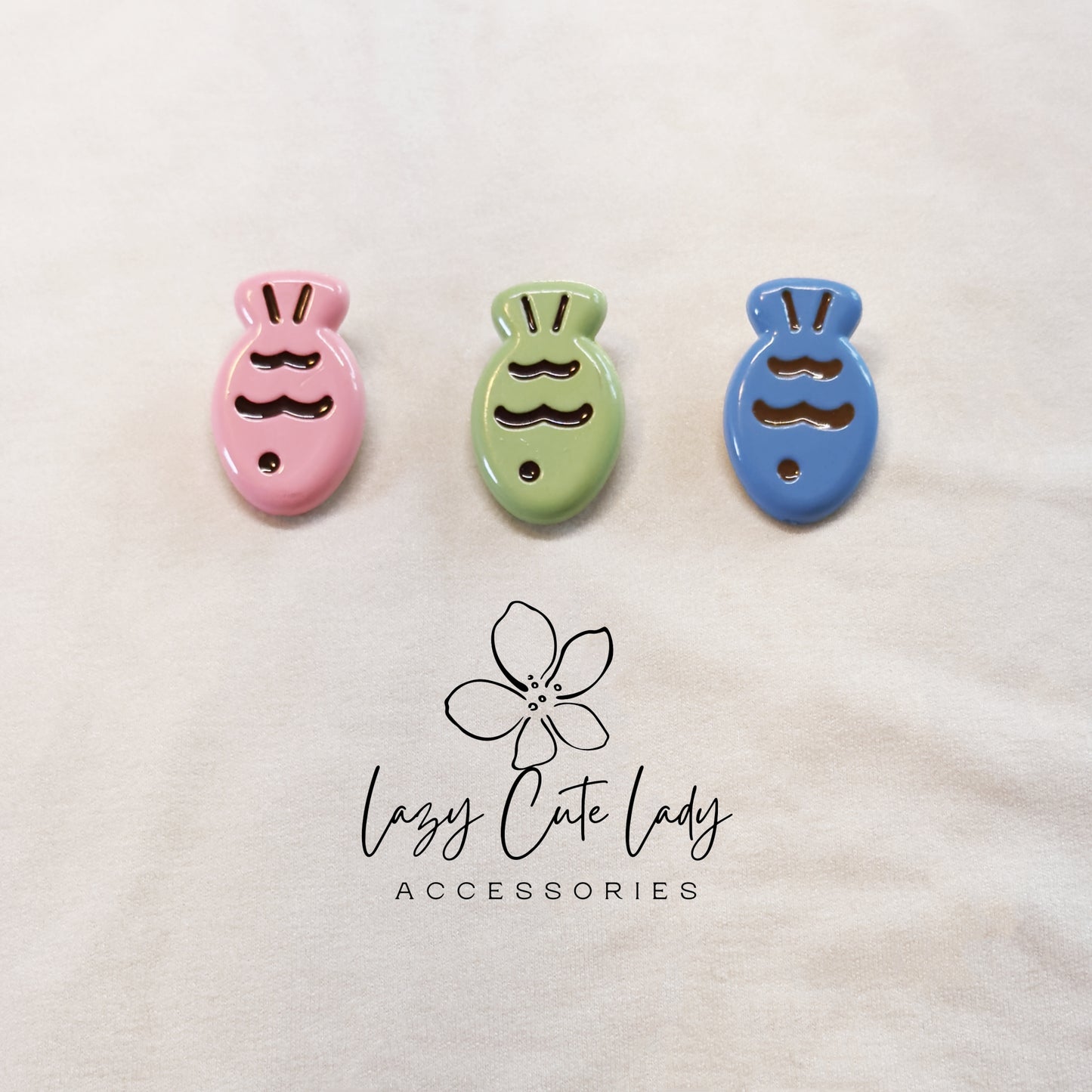 Lazy Cute Lady – Mini Fish Clip Collection- Baby hair Clips- Cute hair Clips- Gift