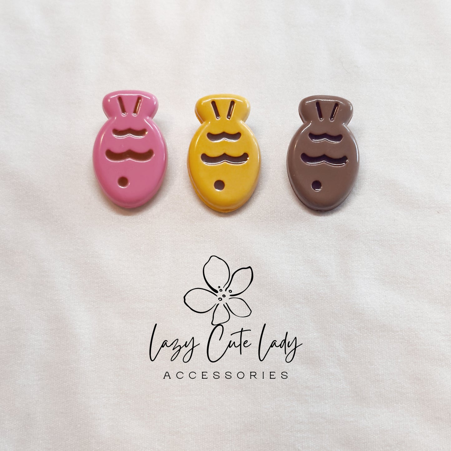 Lazy Cute Lady – Mini Fish Clip Collection- Baby hair Clips- Cute hair Clips- Gift
