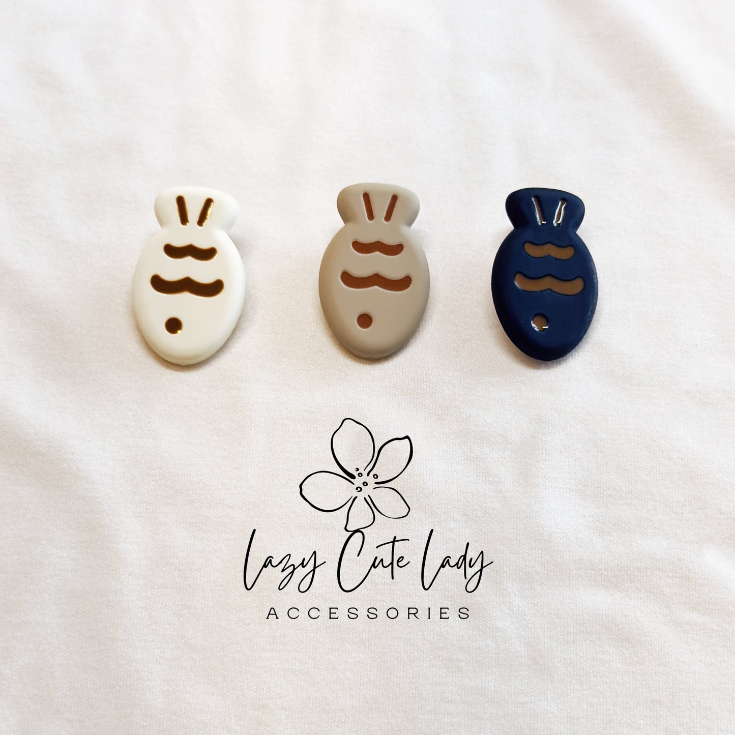Lazy Cute Lady – Mini Fish Clip Collection- Baby hair Clips- Cute hair Clips- Gift