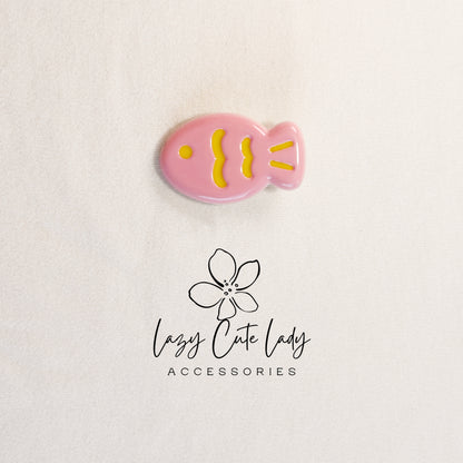 Mini &amp; Standard Summer Fish Hair Clips – New Pastel Colors for Summer