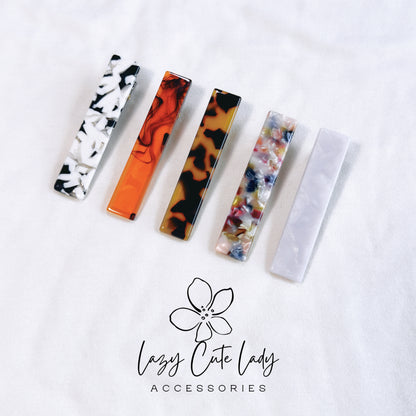 Vintage Eco-Friendly Acetate Hair Clip – Stylish and Sustainable