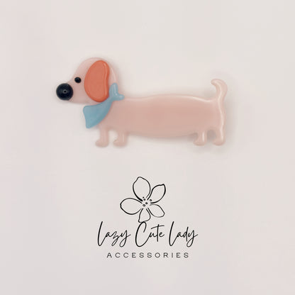 Dachshund Dog Hair Clip – Cute Sausage Dog Barrette