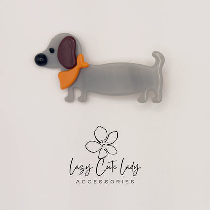 Dachshund Dog Hair Clip – Cute Sausage Dog Barrette