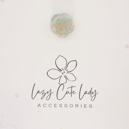Mini Flower-Shaped Claw Clips – Colorful and Eco-Friendly Acetate Clips