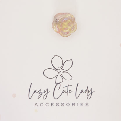 Mini Flower-Shaped Claw Clips – Colorful and Eco-Friendly Acetate Clips