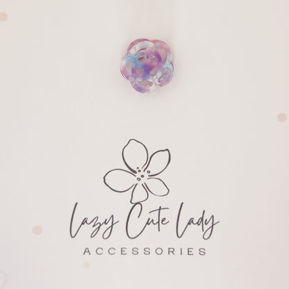Mini Flower-Shaped Claw Clips – Colorful and Eco-Friendly Acetate Clips
