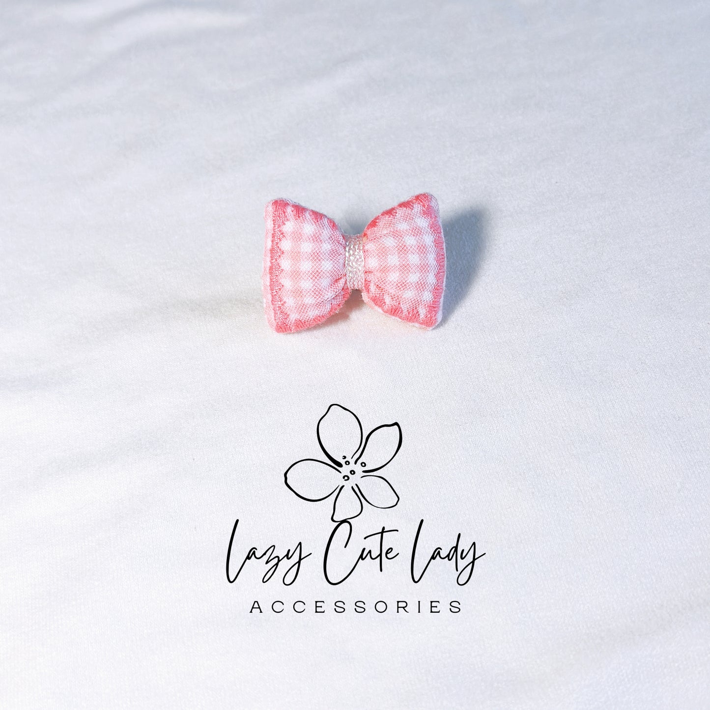 Adorable 1.5-Inch Fabric Bow and Strawberry Hair Clip Set - Pink and Blue Options