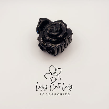 Rose Hair Claw Clips – Large Flower Cellulose Acetate Hair Accessories for Women and Girls