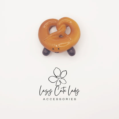 Bakery Hair Clips – Cute Bread, Pretzel, Croissant &amp; Baguette Resin Hair Accessories for Girls and Women