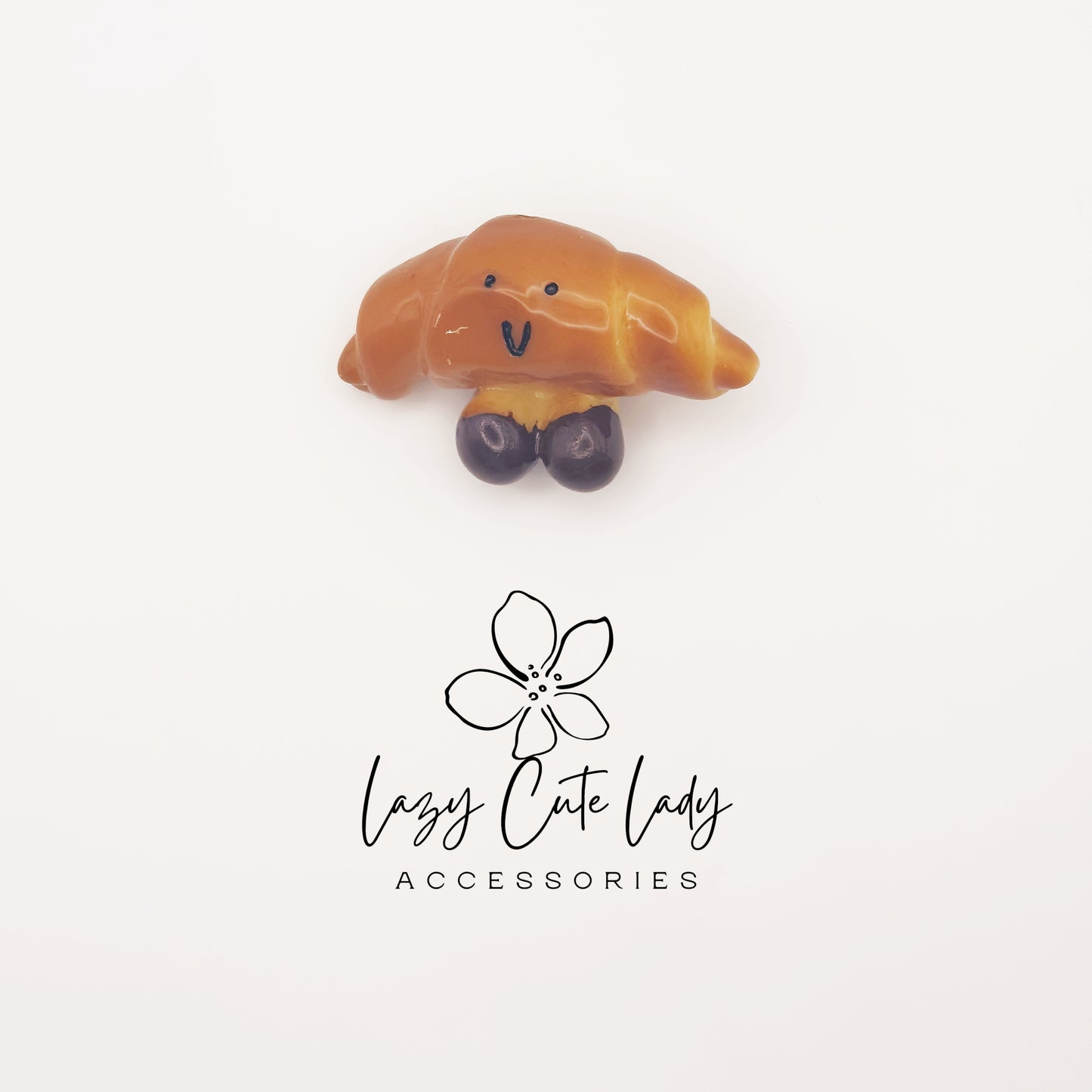 Bakery Hair Clips – Cute Bread, Pretzel, Croissant &amp; Baguette Resin Hair Accessories for Girls and Women