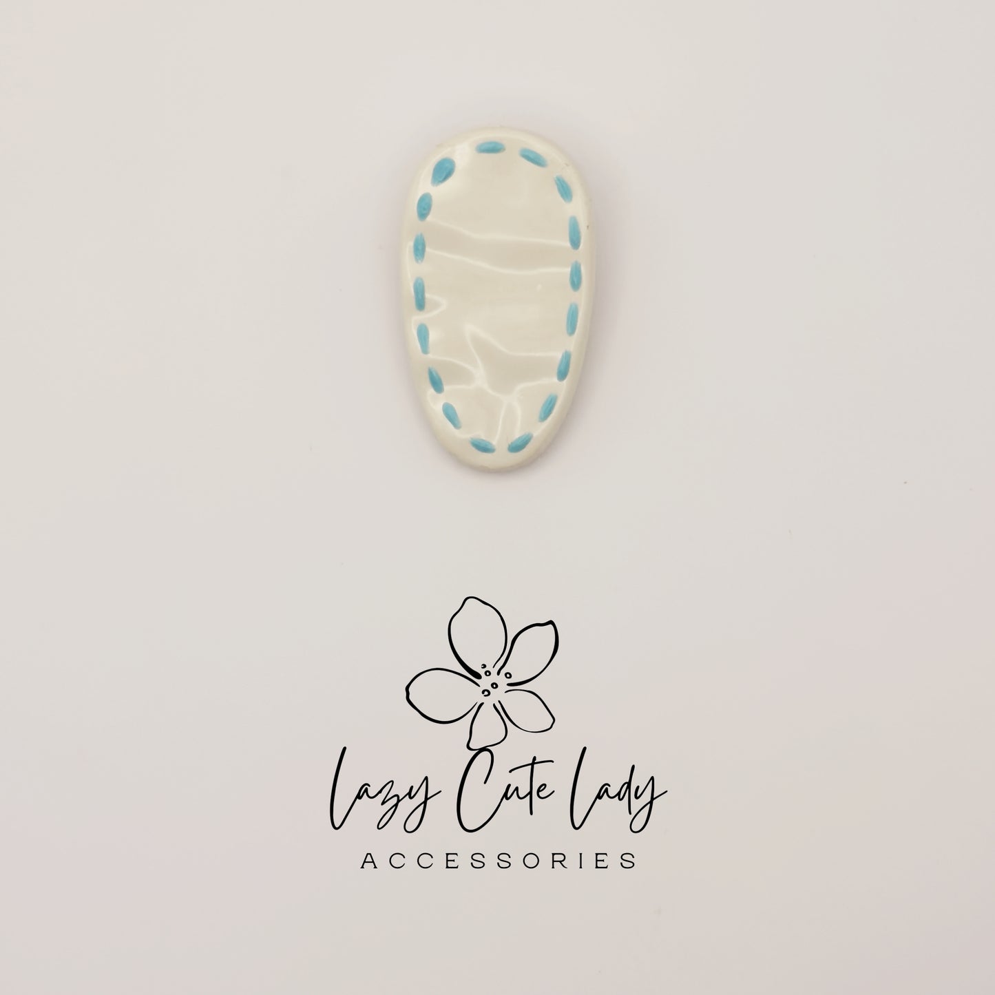 Pastel Stitch Hair Clips – Cute Resin Snap Clips for Girls and Women, Oval &amp; Long Barrette Styles