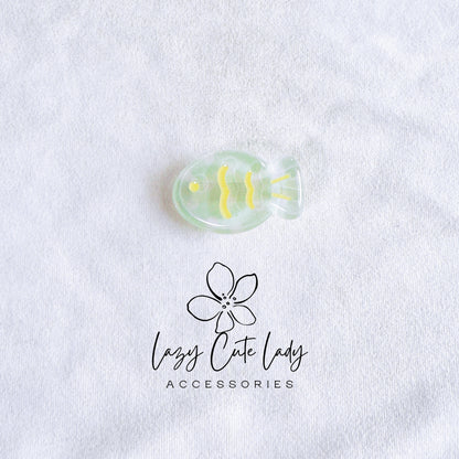 Lazy Cute Lady – Mini Fish Clip Collection- Baby hair Clips- Cute hair Clips- Gift