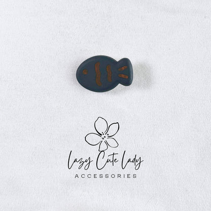 Lazy Cute Lady – Mini Fish Clip Collection- Baby hair Clips- Cute hair Clips- Gift