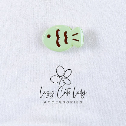 Lazy Cute Lady – Mini Fish Clip Collection- Baby hair Clips- Cute hair Clips- Gift