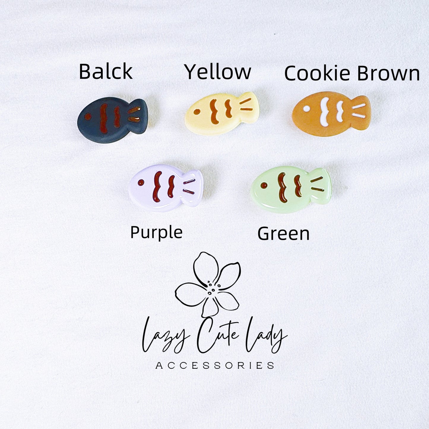 Lazy Cute Lady – Mini Fish Clip Collection- Baby hair Clips- Cute hair Clips- Gift