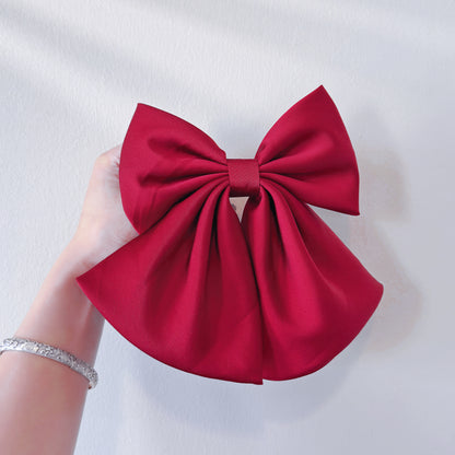 Hair accessories - Satin Bow Hair Clip – Adorable and Elegant Accessory